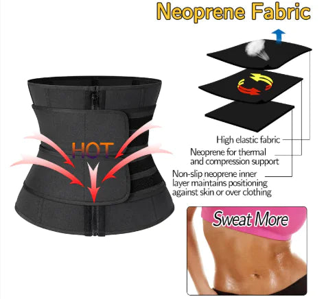 Women's Neoprene Zipper Waist Trainer