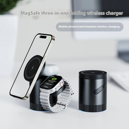 3-in-1 Wireless Magnetic Charging Station