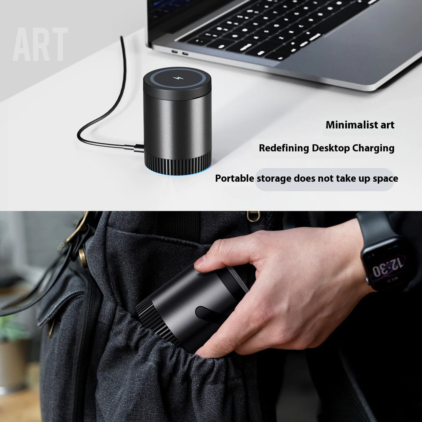 3-in-1 Wireless Magnetic Charging Station