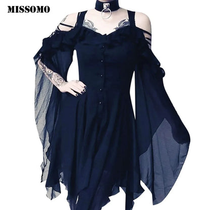 Vestido de Cosplay con Dobladillo Irregular Único