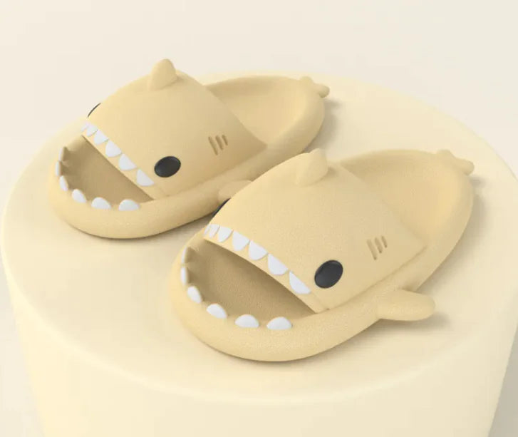 Pantuflas de Tiburón de Dibujos Animados para Adultos, Pantuflas Divertidas para Interiores y Exteriores