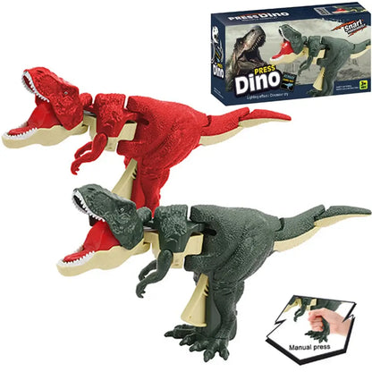 Juguetes de Dinosaurio Tiranosaurio Rex de Prensa Manual