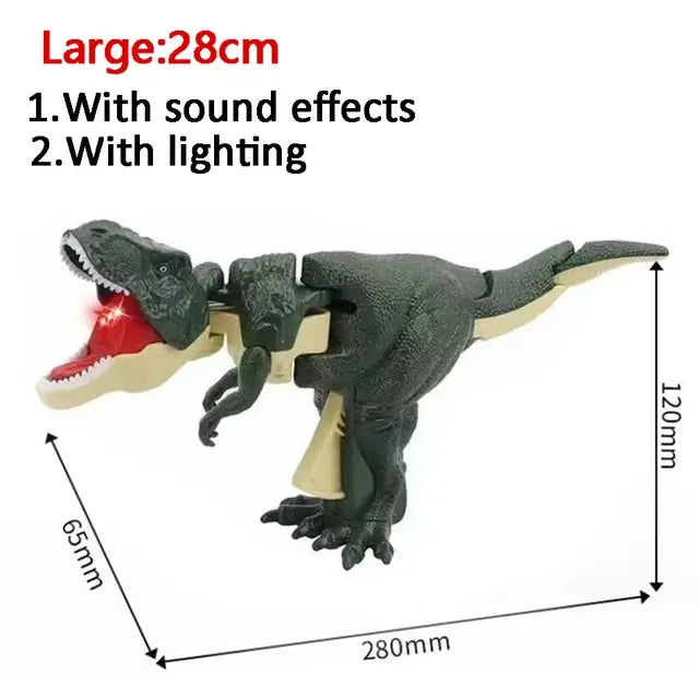 Juguetes de Dinosaurio Tiranosaurio Rex de Prensa Manual