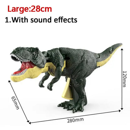 Juguetes de Dinosaurio Tiranosaurio Rex de Prensa Manual